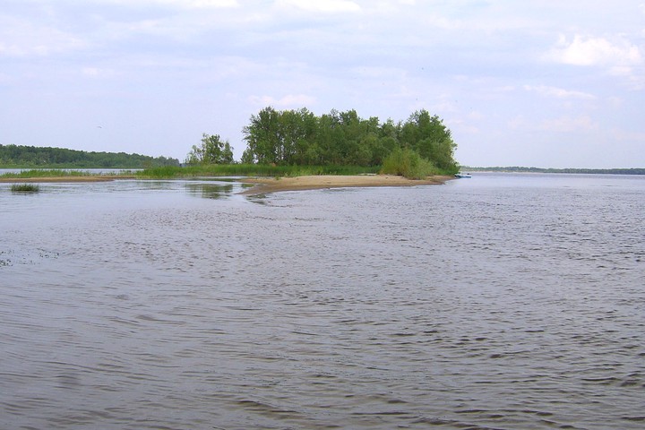 Island on the Volga River