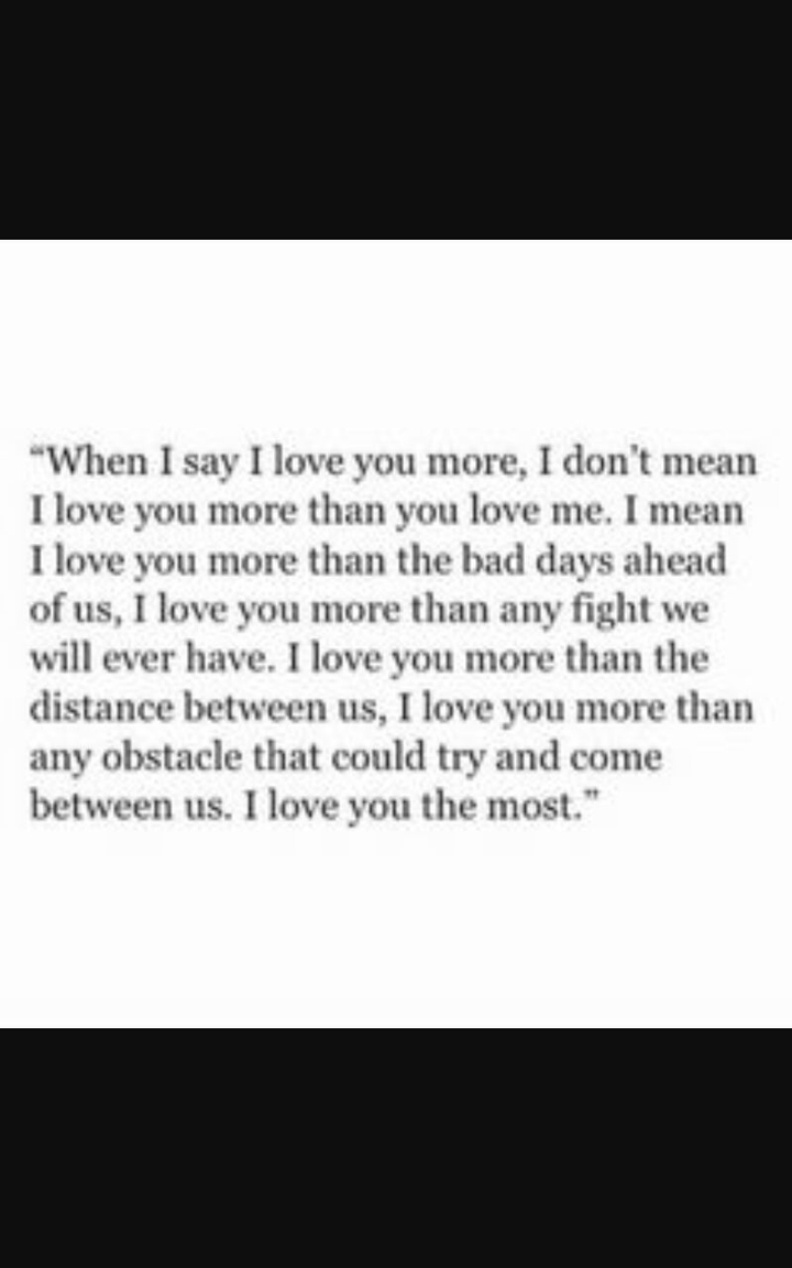 love you mosr