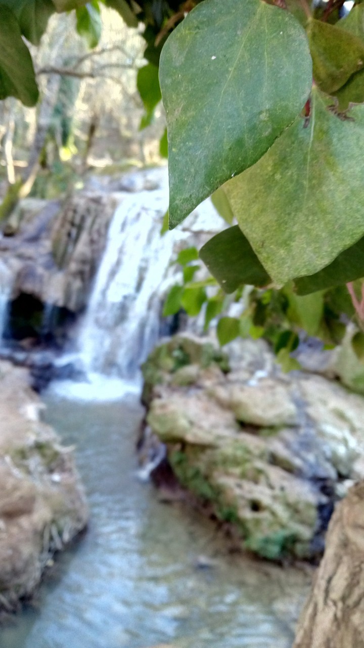 The waterfall