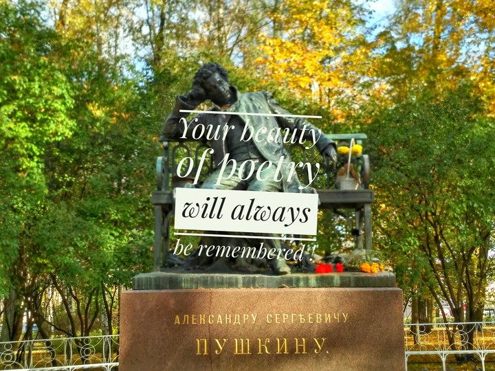 Alexander Sergeevich Pushkin .