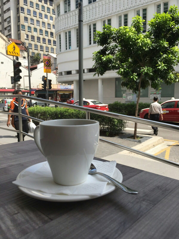 a cup of coffee at kuala lumpur