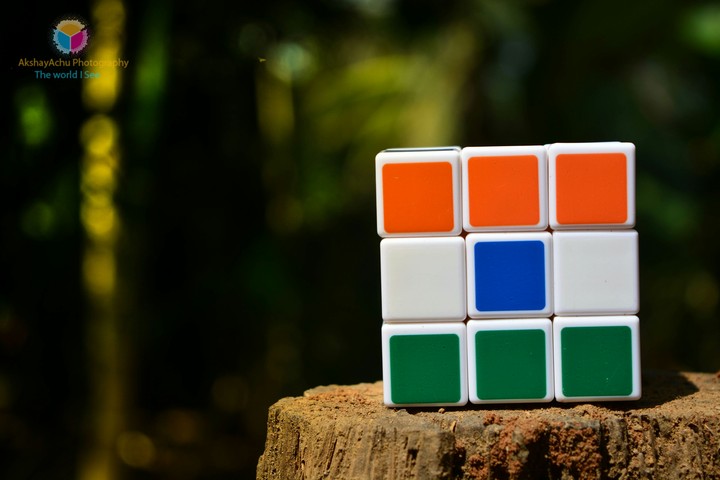 India on rubik's cube