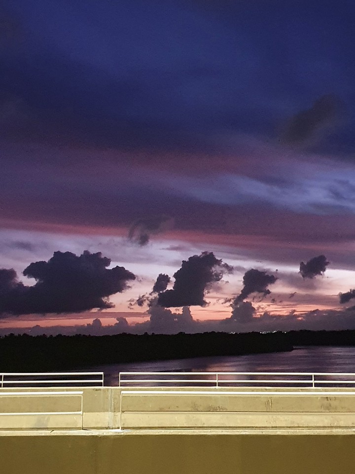 pôr do sol