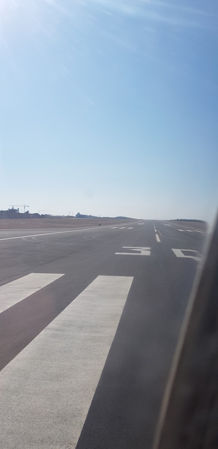 Runway ahead