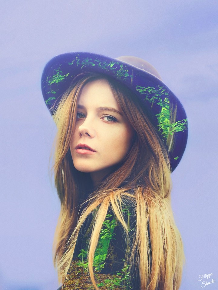 Girl and Trees