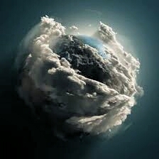 clouded