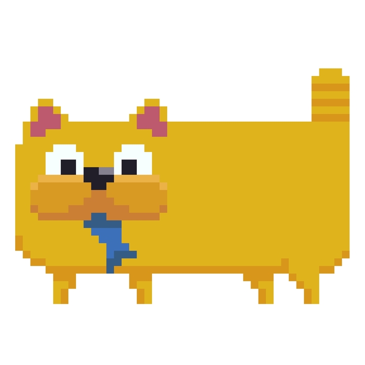 pixel cat