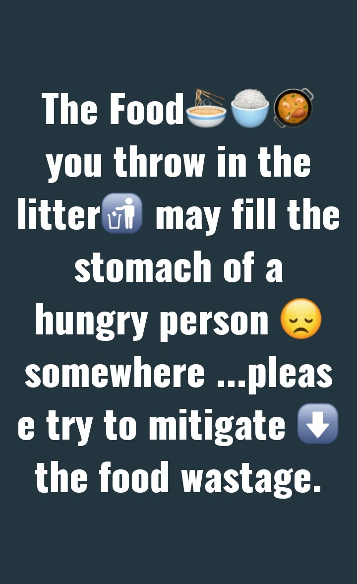 don't waste food