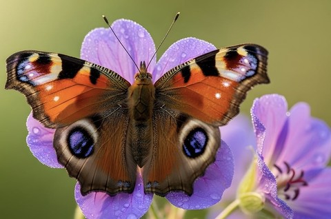 purple, pollinator वॉलपेपर