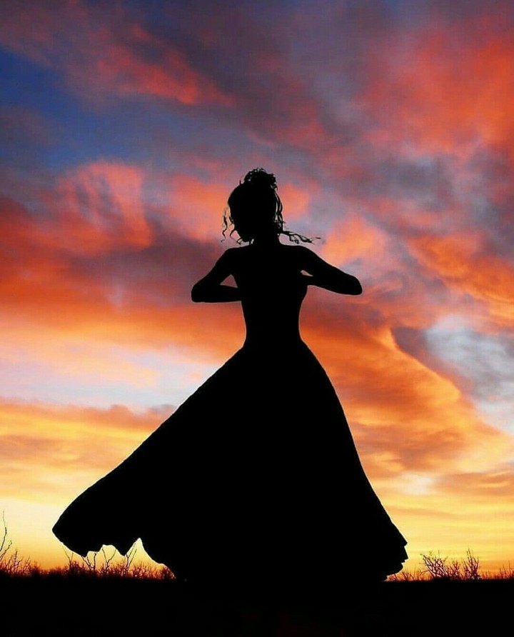 dancing shadow girl
