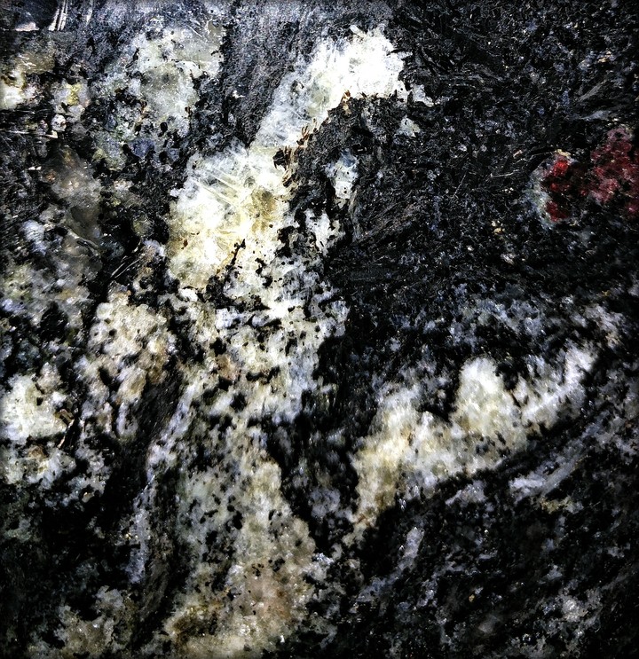 black and white marble