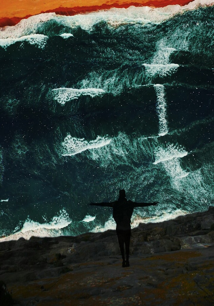 Into a sea of stars