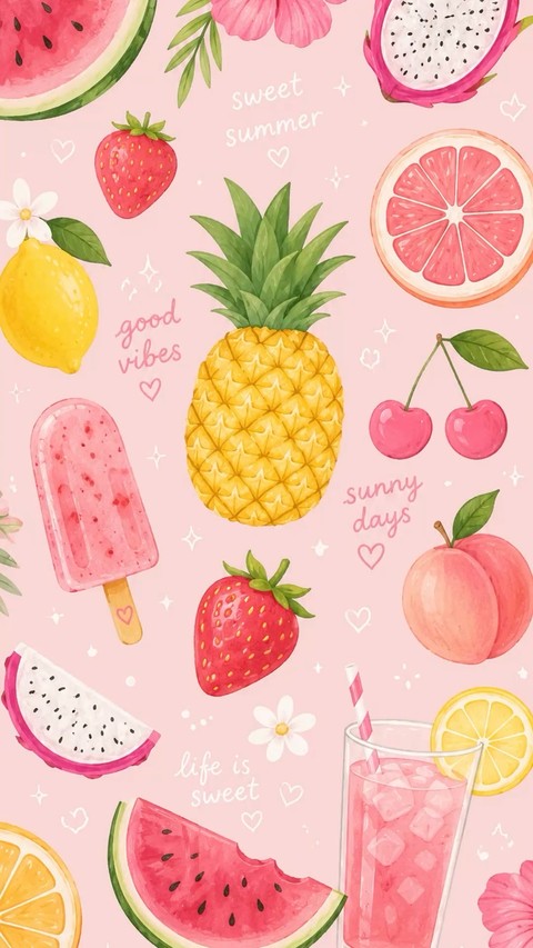 berry, 水果桌布