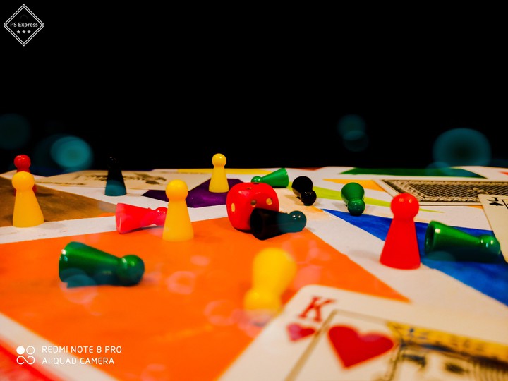 playing boardgames