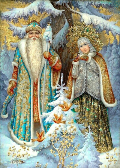 дед мороз и снегурочка