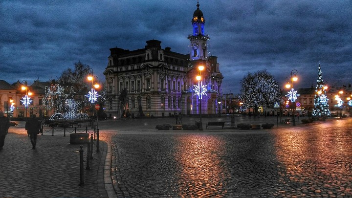 Christmas atmosphere.