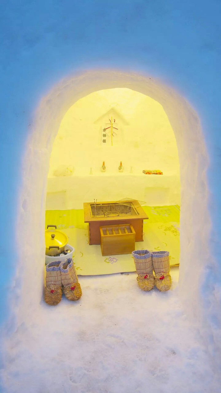 in the igloo