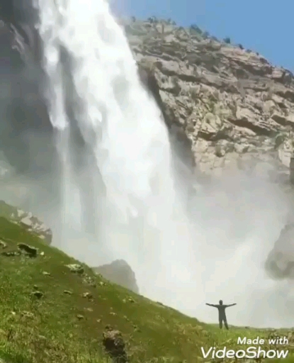 Beautiful waterfall "Zardlimeh"
