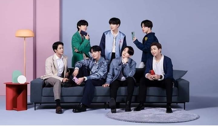 BTS with Samsung
