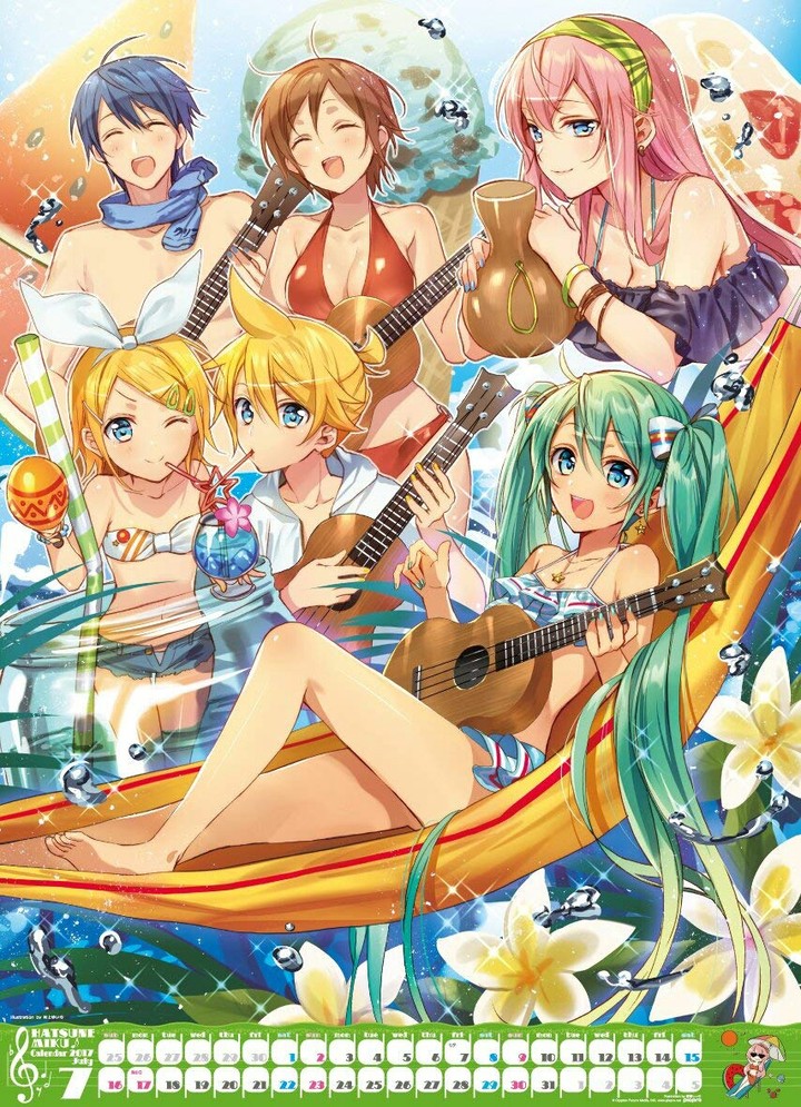 Miku hatsune with your friends
