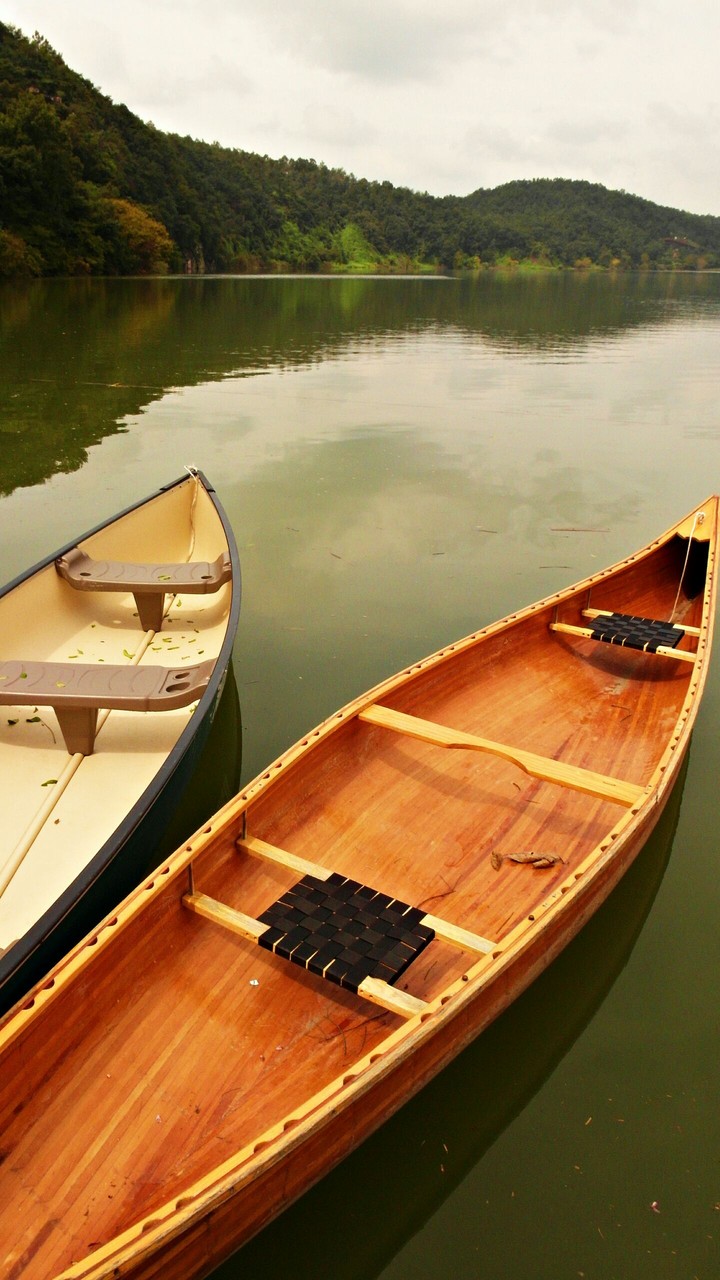 Boat in Lake like a Fish