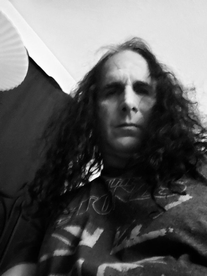 ?black and white,  selfie