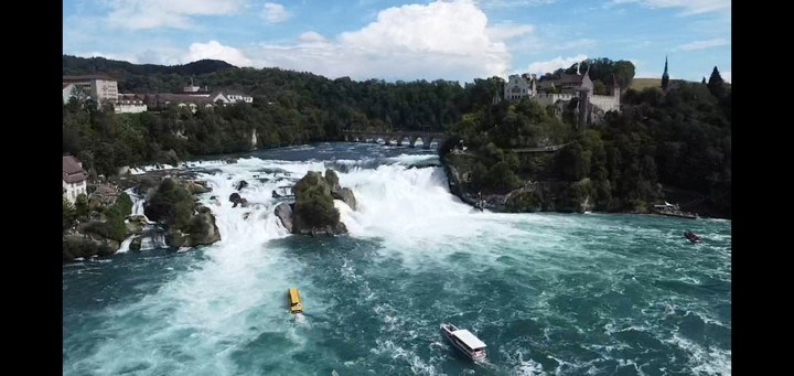 rheinfall drohne