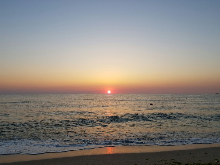 Black sea sunrise