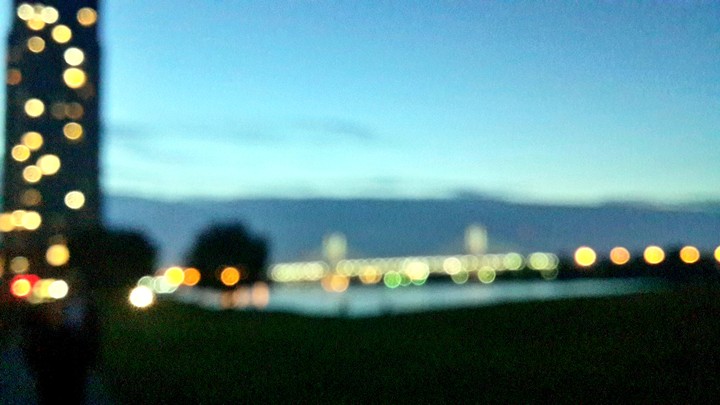 walk along a riverside