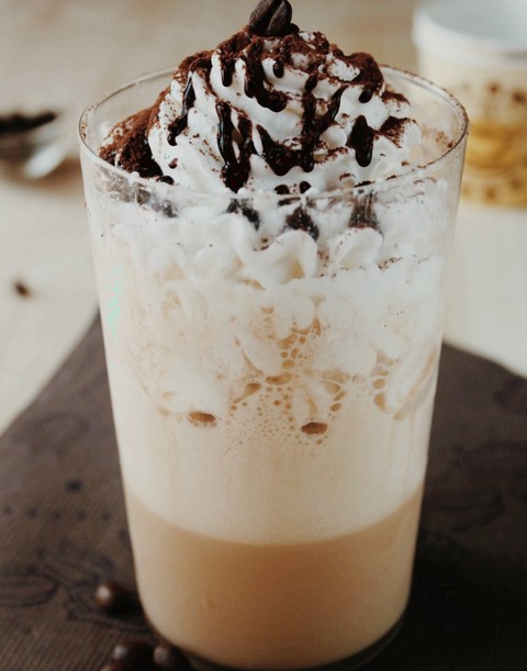 frappuccino con panna