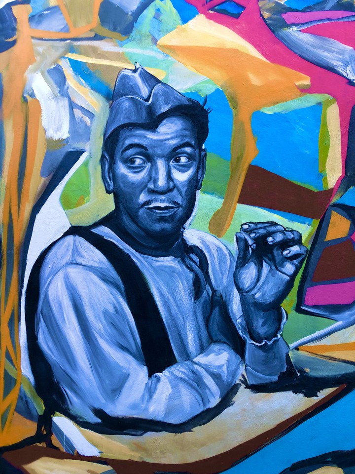 Mural dedicado a Cantinflas