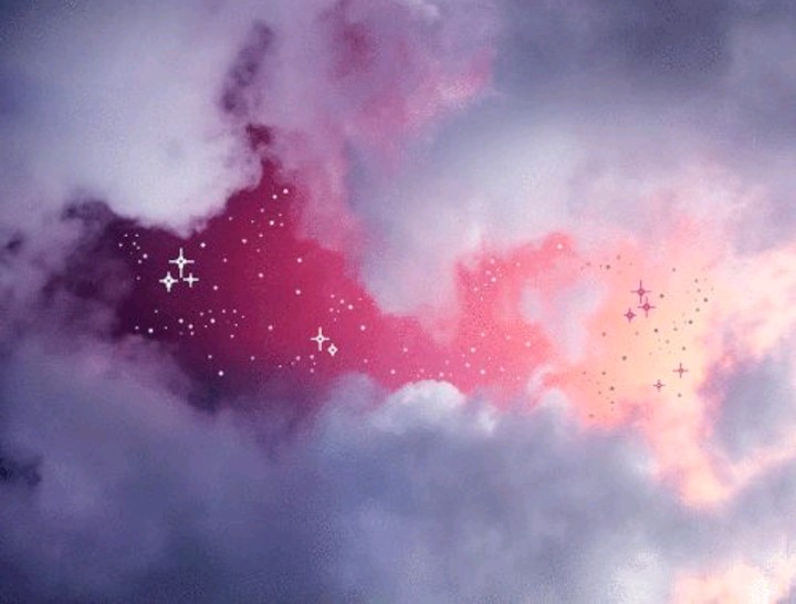 Night sky on another planet
