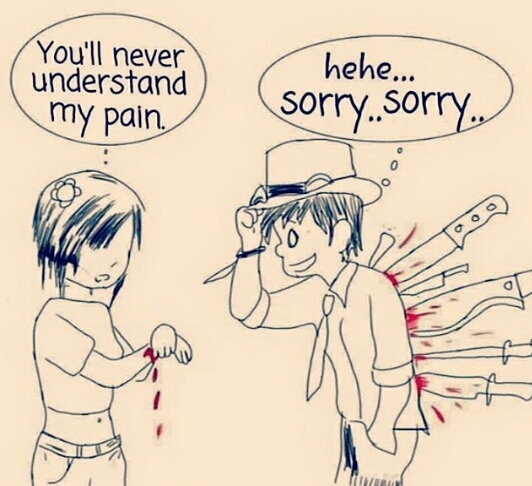 everyone have his own life and pain