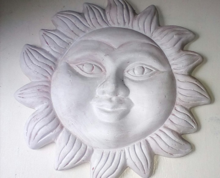 white sun