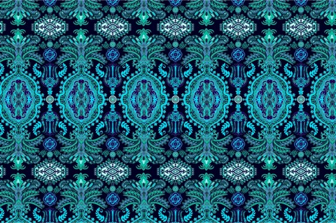 blue ornament