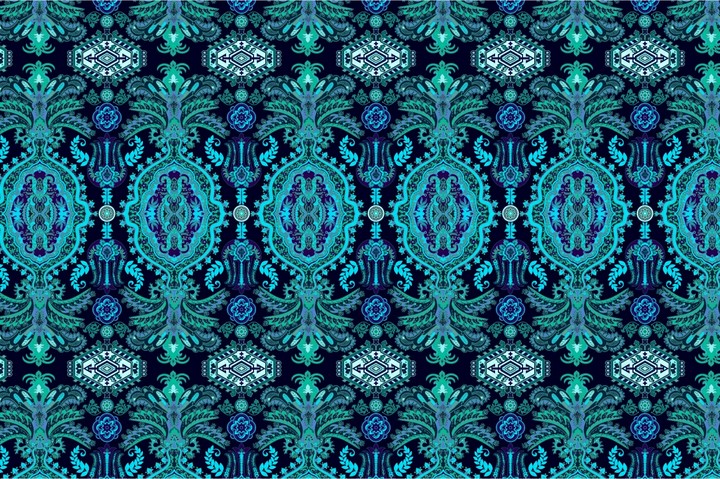 blue ornament