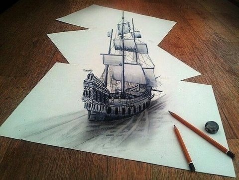 A simple pencil picture