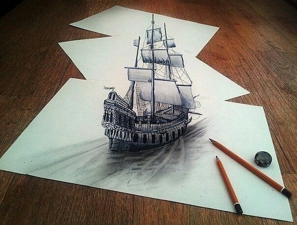 A simple pencil picture