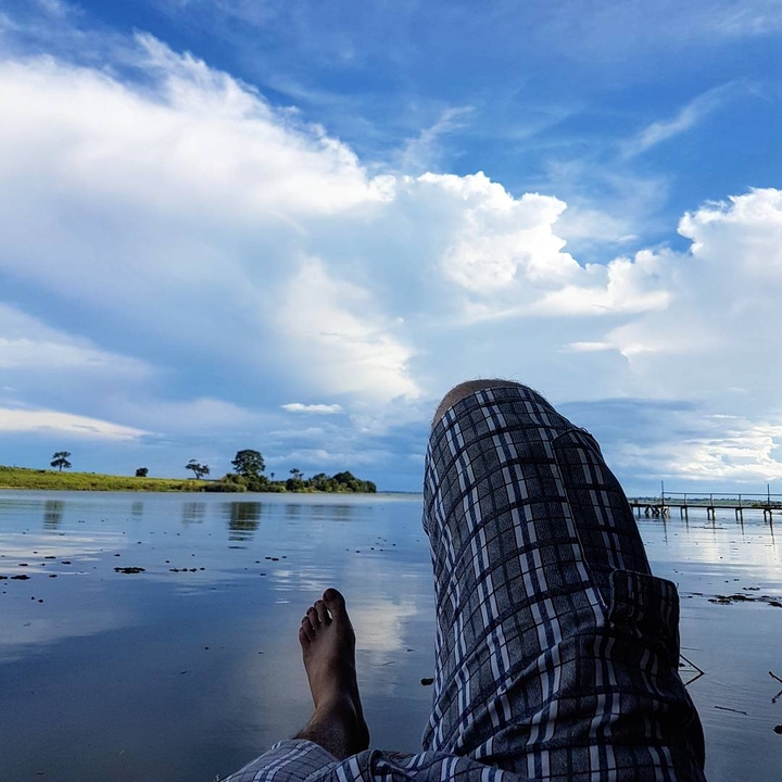 Riverside rest.
