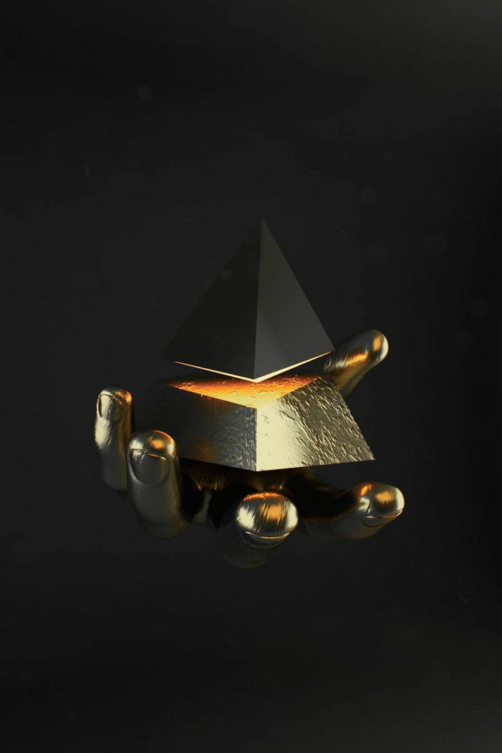 gold and black