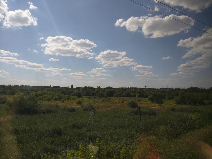 View from train
