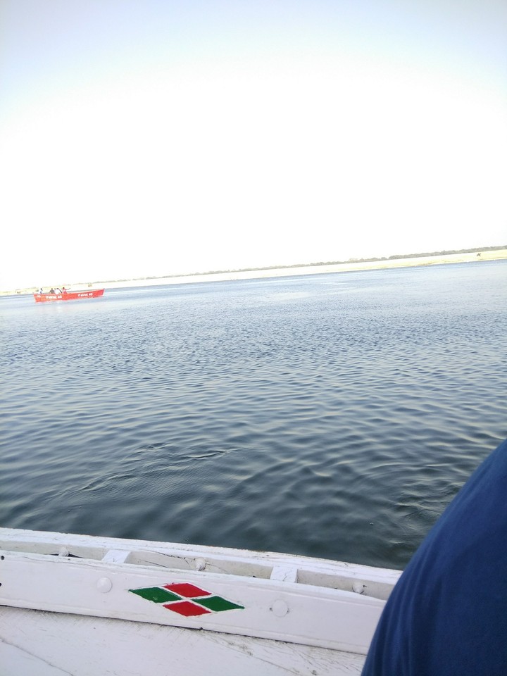 Ganges from a Boat