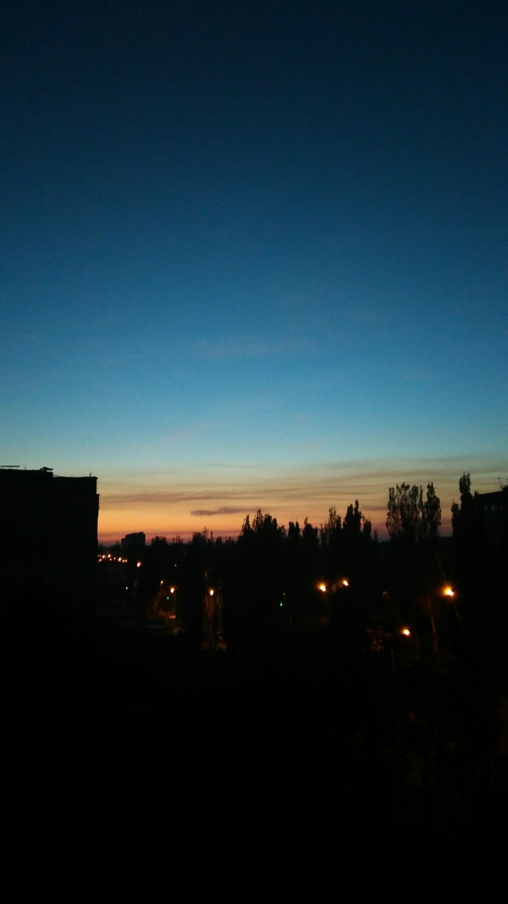 Blue&black sky