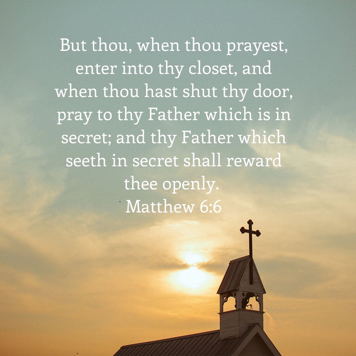 MATTHEW 6:6