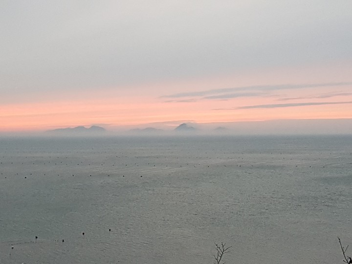 sunset in Mohang, Buan, Korea