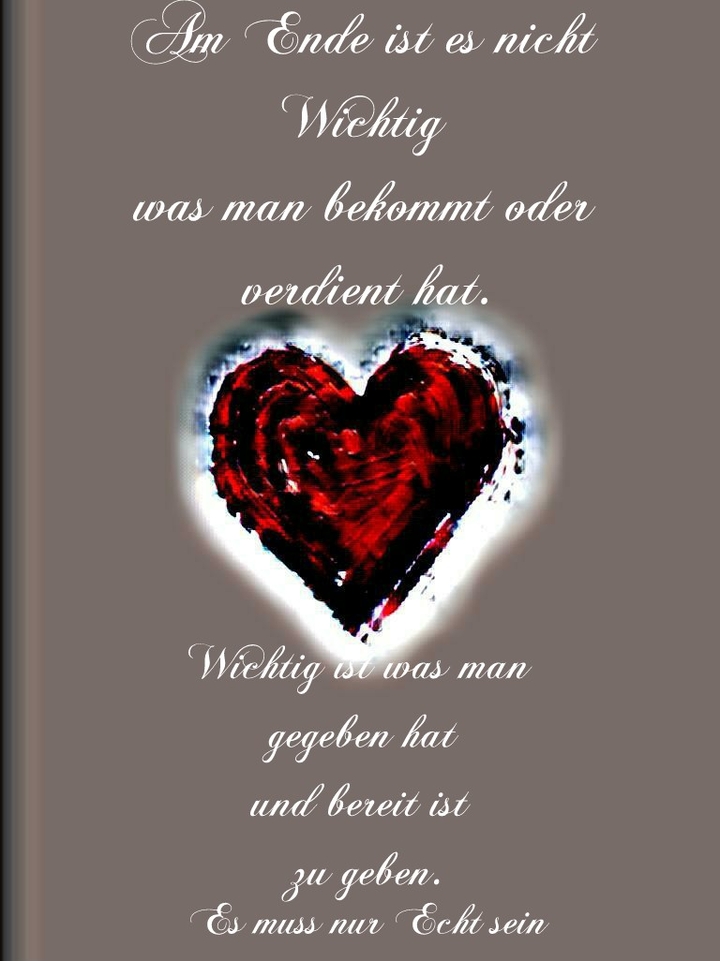 Am Ende ist Liebe
