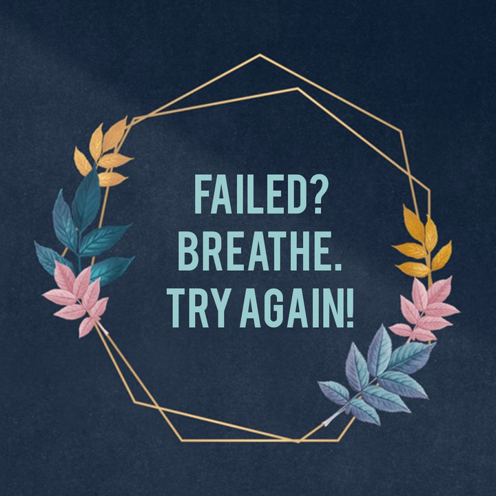 Never quit!