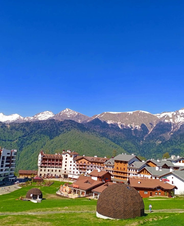 Olimpic village. 1100m, Rosa Khutor