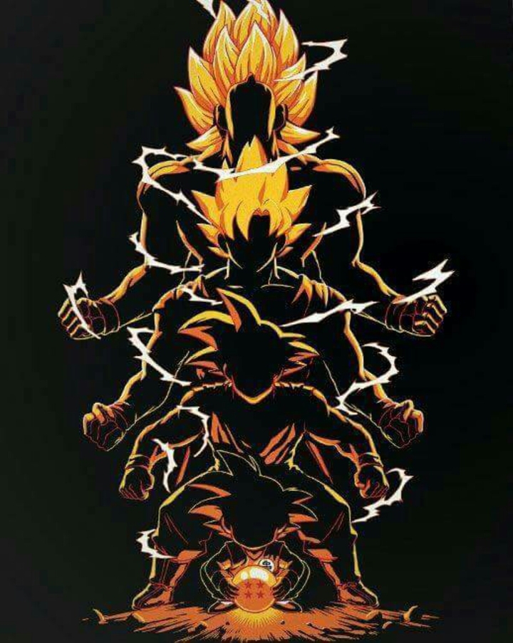 evolución de Goku