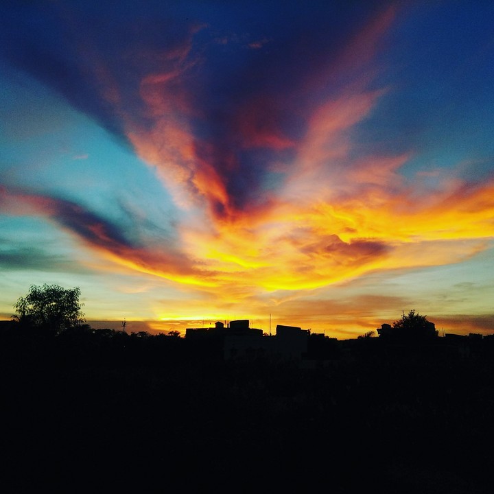 evening sky